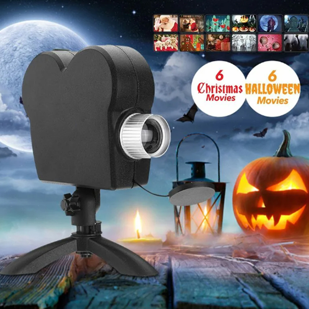 Home Office Uk - Moda Halloween Natal Janela Projetor Ao