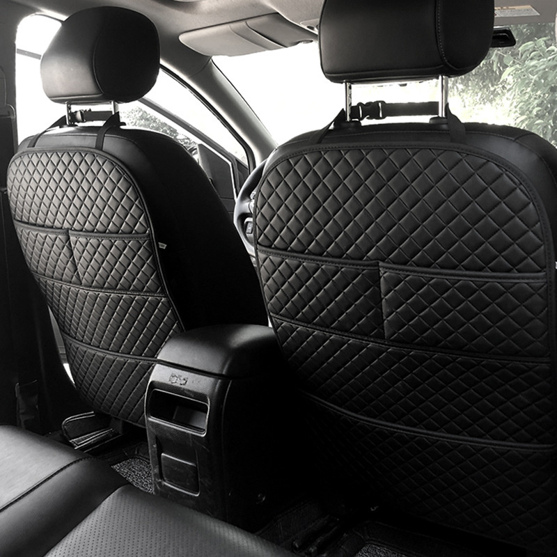Mesh Back Cushion - Almofada anti-chute para carro, com bolso