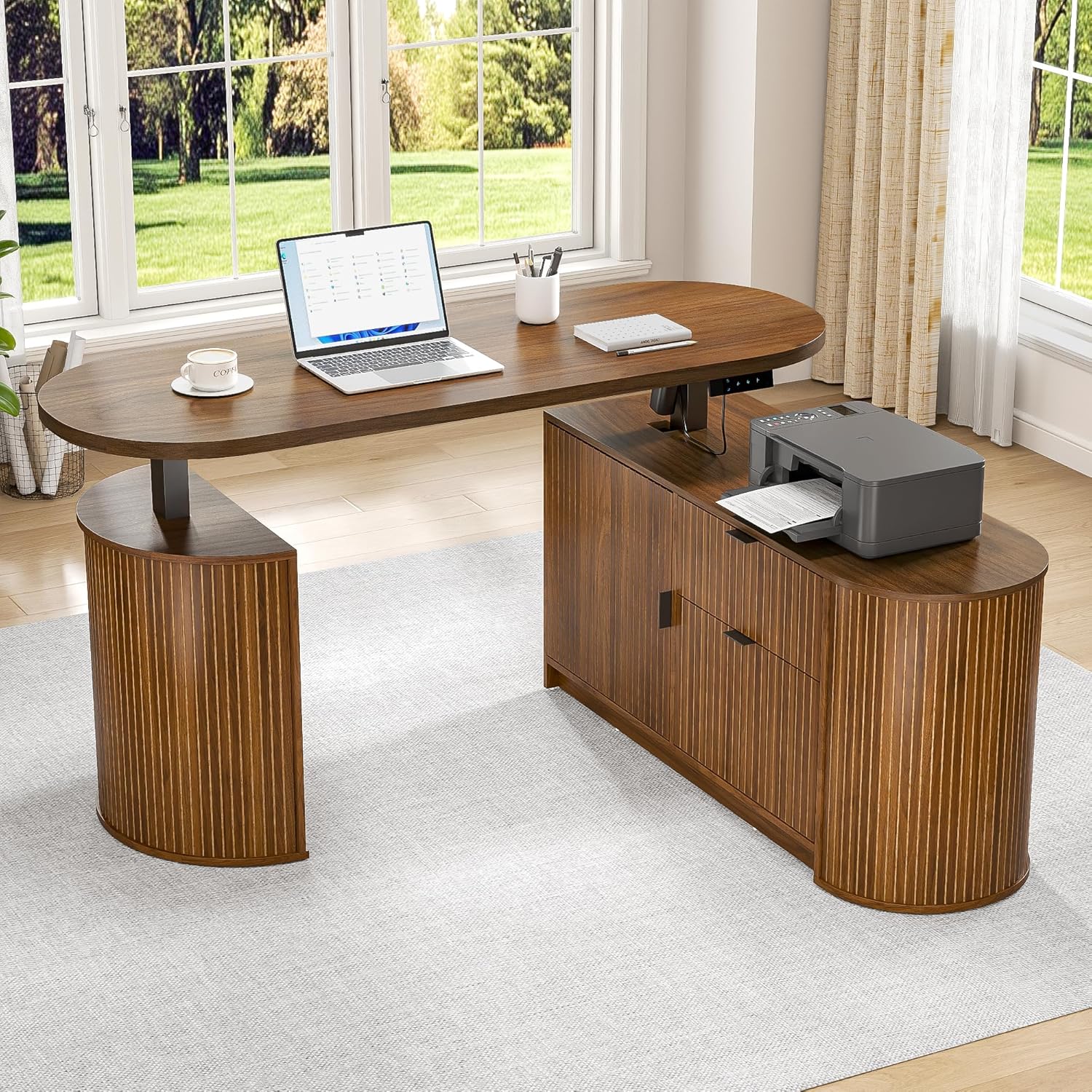 Standing Desk Electric - Mesa de Escritório Elétrica em L