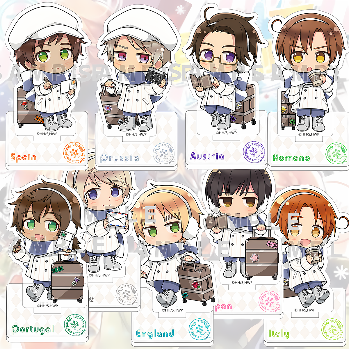 Standing Desk Electric - Anime Hetalia Axis Powers - Suporte