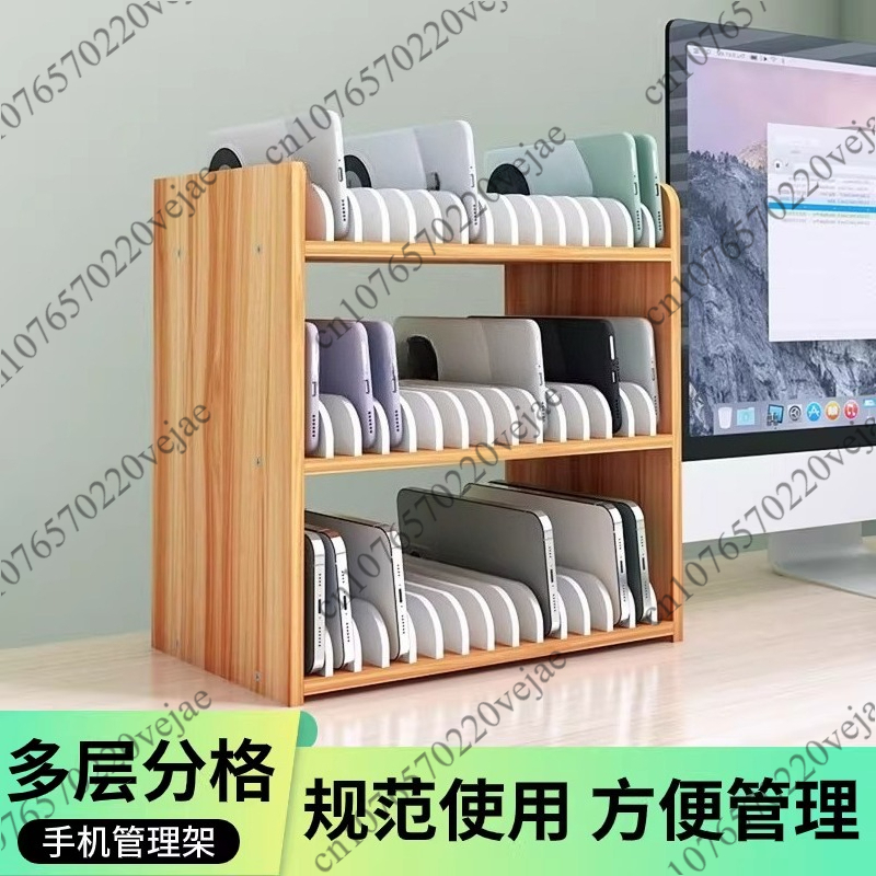Home Office Organization - Caixa Organizadora de Mesa para Celulares