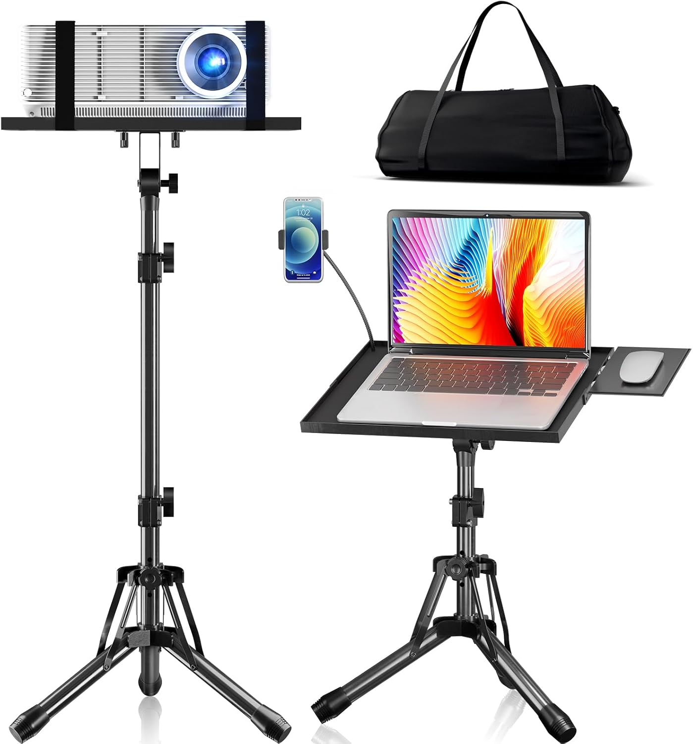 Home Office Free - Suporte Ajustável para Projetor 20-61 pol.,