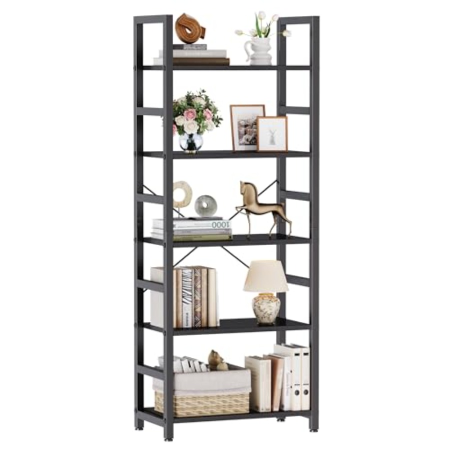 Home Office Room - Estante de Livros de 5 Níveis,