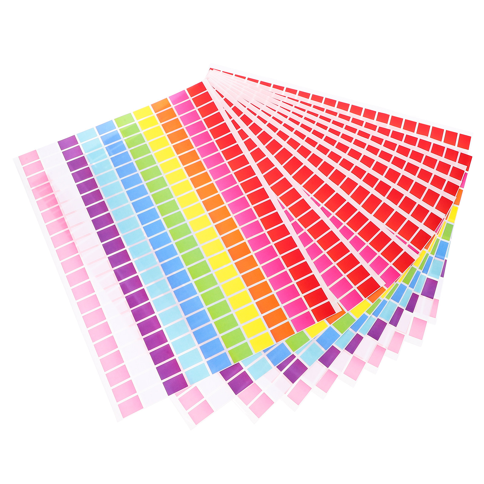 Home Office Organization - 10 Folhas de Etiquetas Coloridas para
