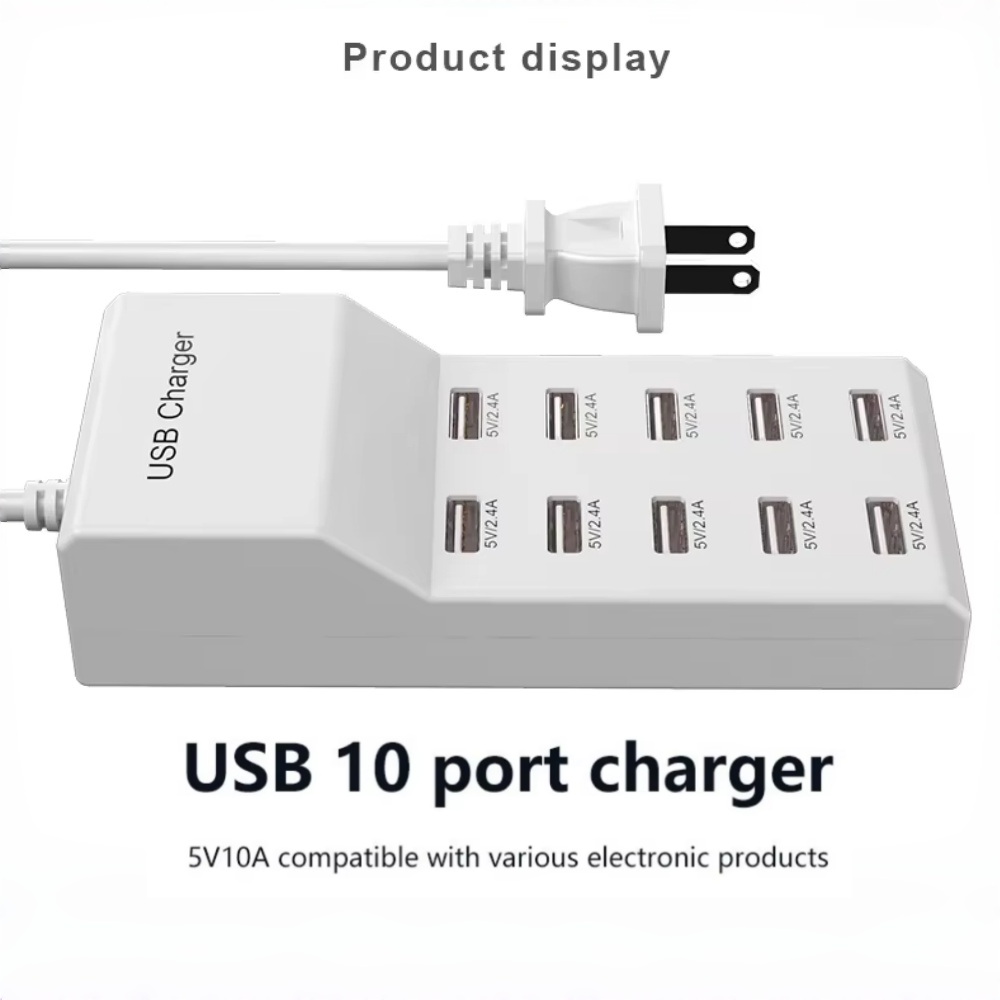 Home Office Uk - 10 portas usb hub carregador rápido