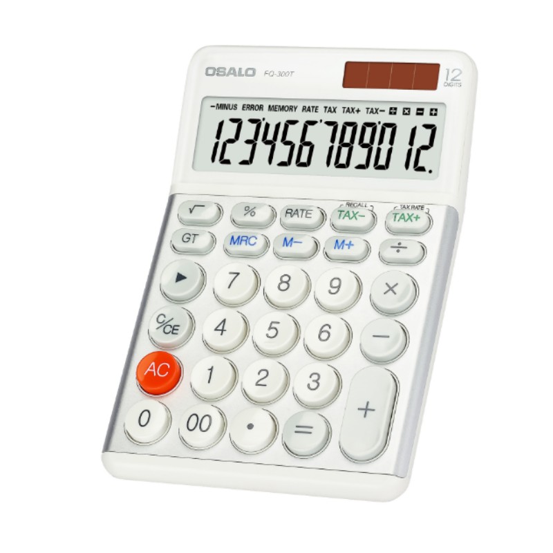 Home Office Tax - Calculadora de mesa solar de 12