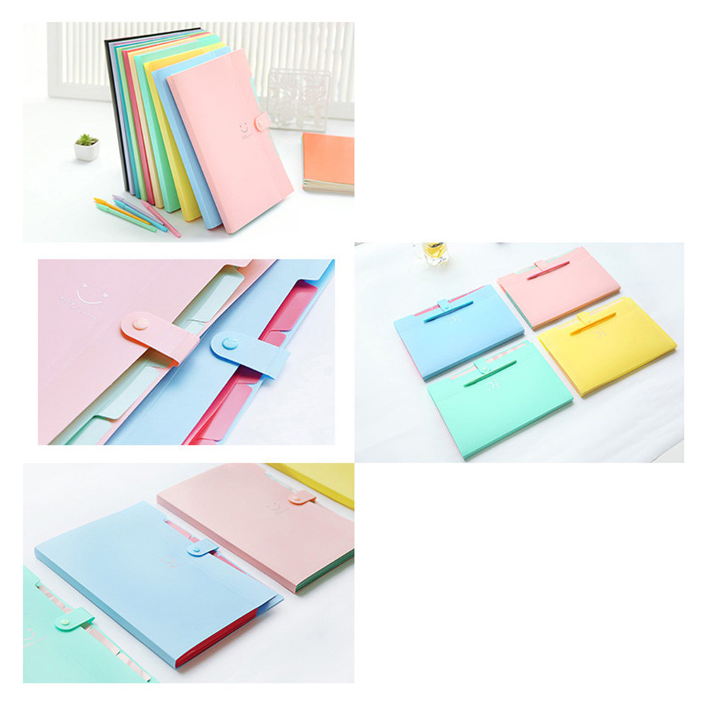 Home Office Organization - Pasta Expansível de Plástico com 5