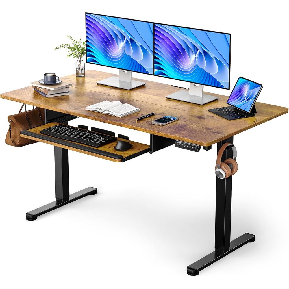 Standing Desk Electric - Mesa Elétrica Ajustável com Bandeja para