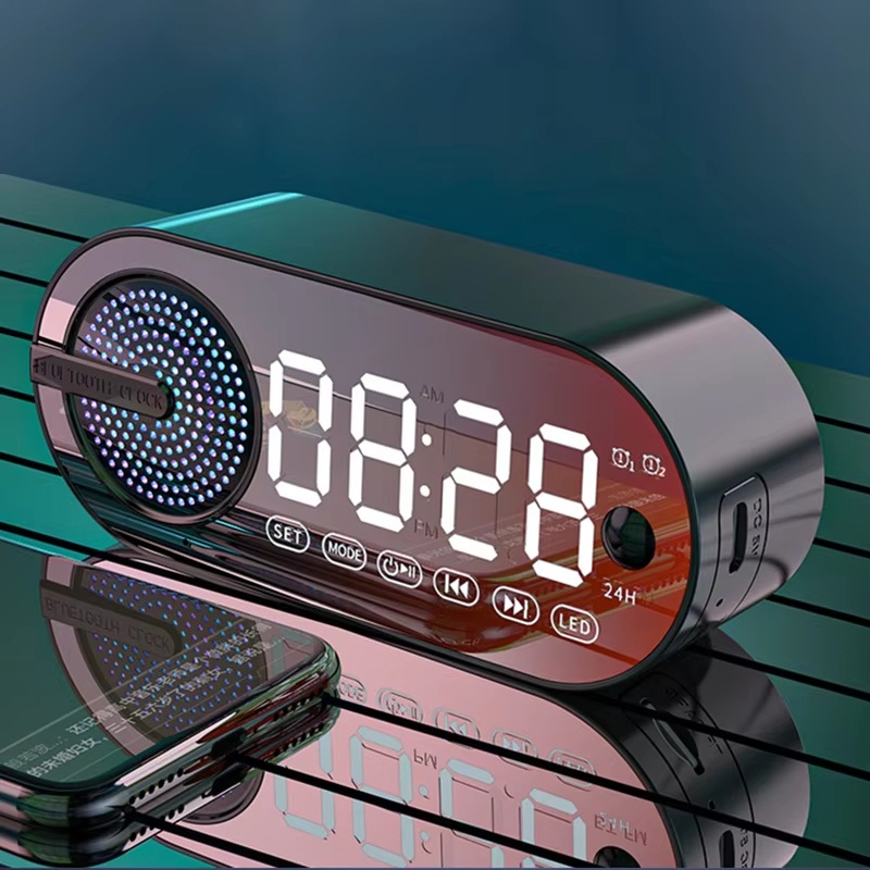 Rádio FM com carregamento USB, - Led Desk Clock avaliação e preço
