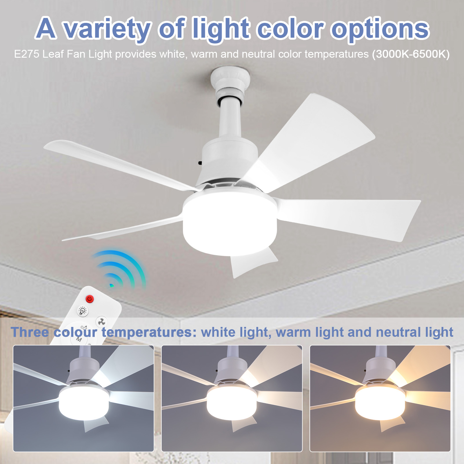 Ventiladores de Teto 2 em 1 co - Home Office Room avaliação e preço