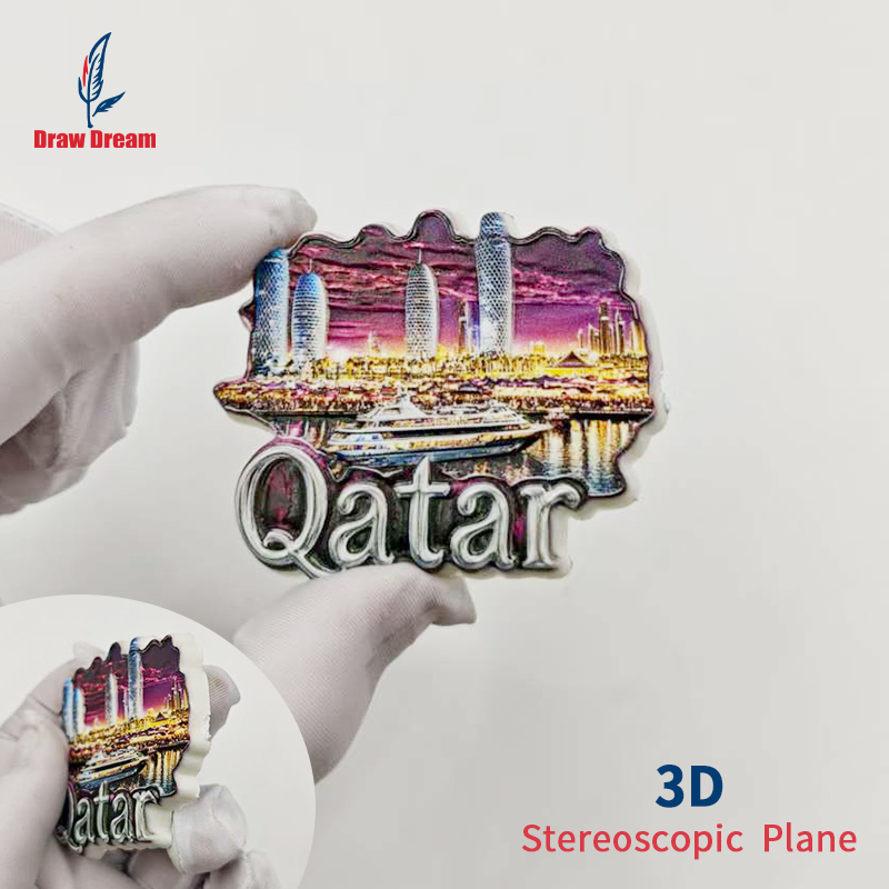 Imã de Geladeira 3D do Catar,  - Home Office Qatar avaliação e preço