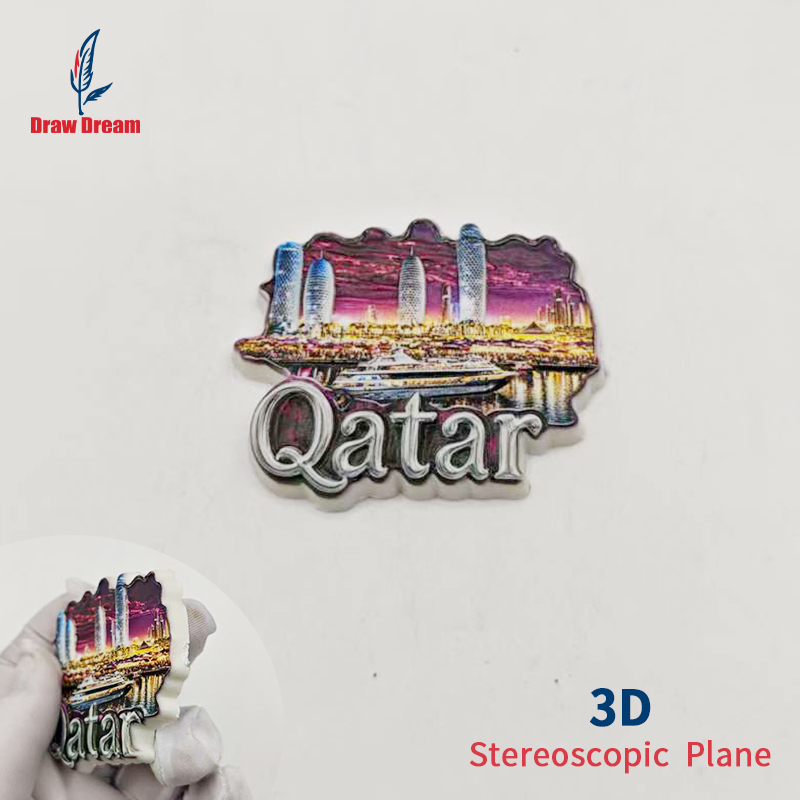 Imã de Geladeira 3D do Catar,  - Home Office Qatar avaliação e preço