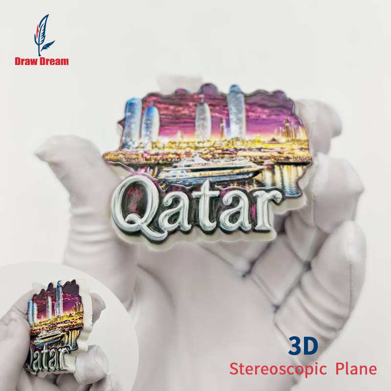 Imã de Geladeira 3D do Catar,  - Home Office Qatar avaliação e preço