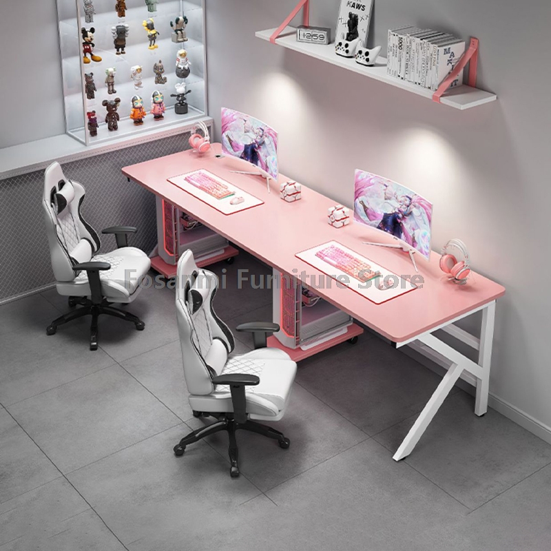 Mesa Gamer Grande para 2 Pesso - Home Office With Two Desks avaliação e preço
