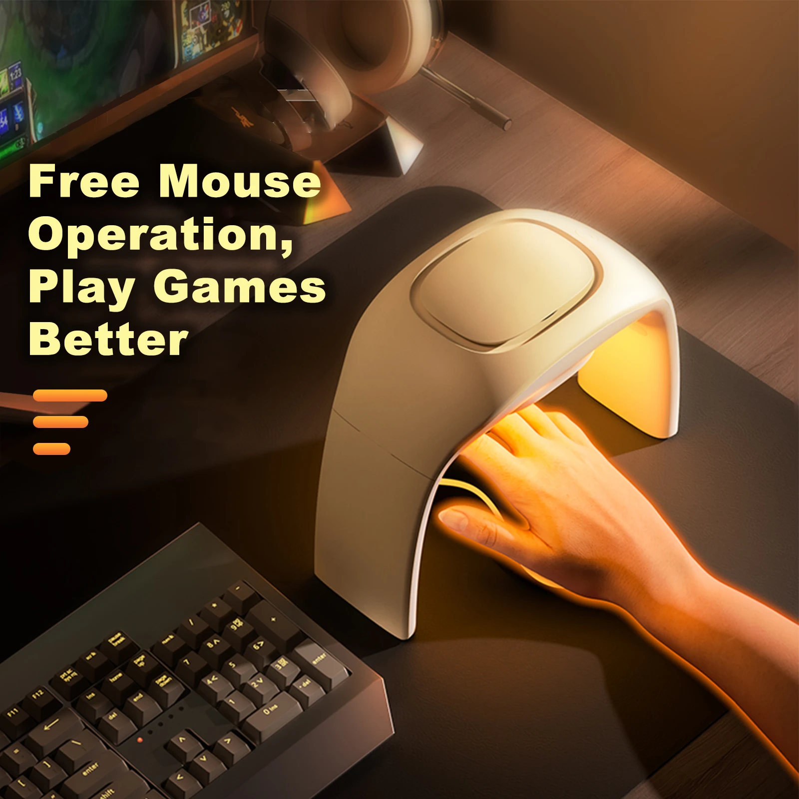 Eary portátil inverno mouse mã - Home Office Uk avaliação e preço