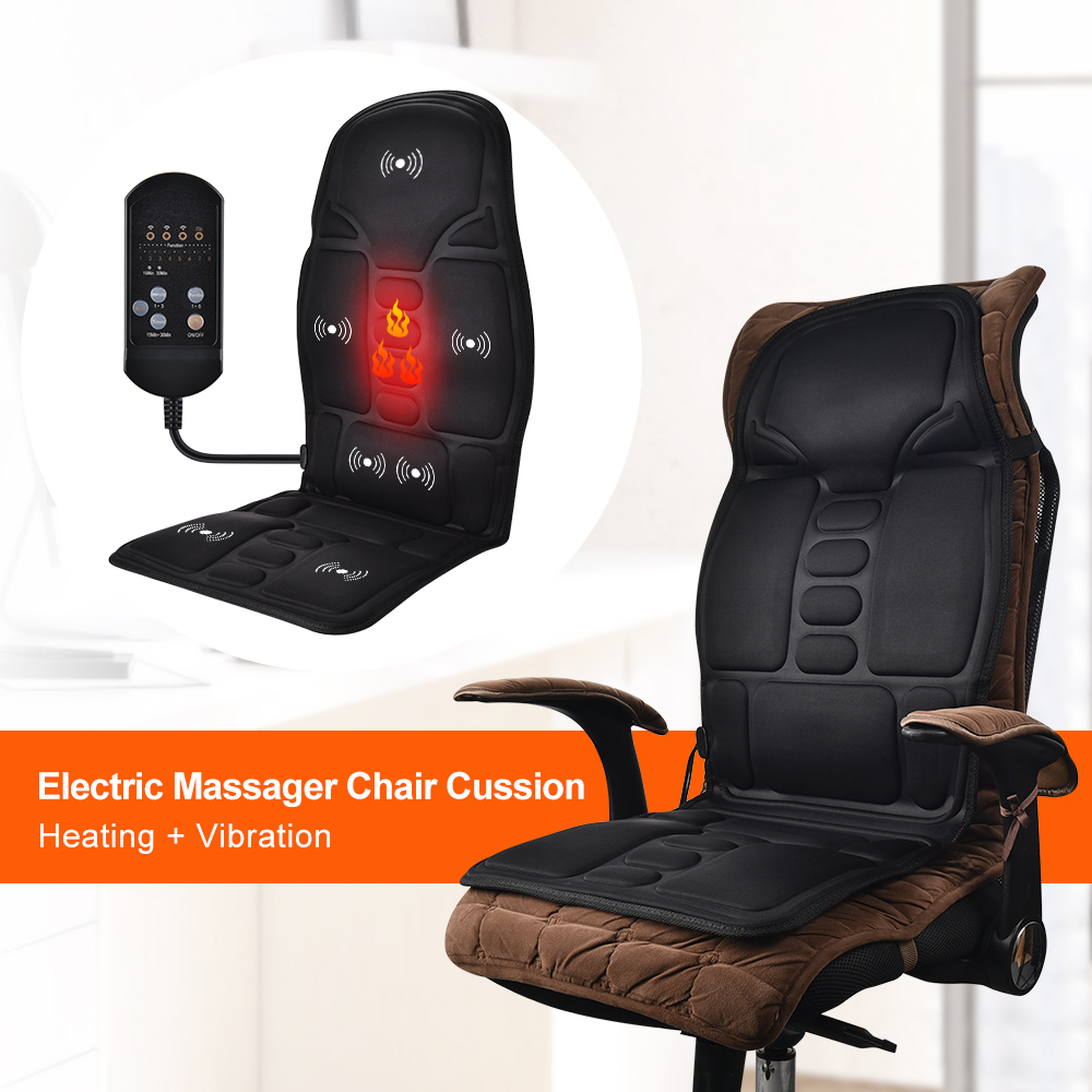 Aquecimento elétrico vibratóri - Mesh Back Cushion avaliação e preço