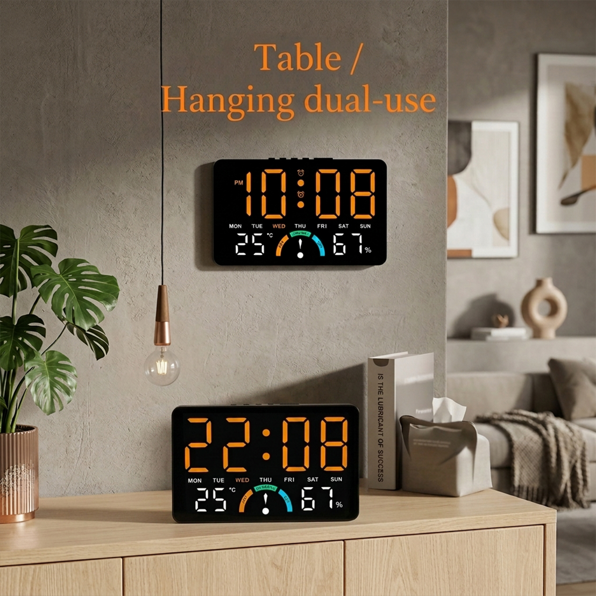 Relógio Digital LED com Alarme - Led Desk Clock avaliação e preço