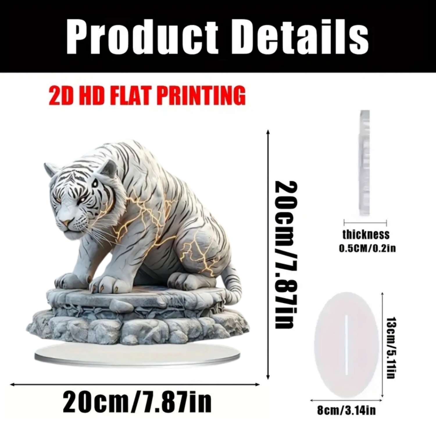 Estátua de dois tigres, estatu - Office Table Home avaliação e preço