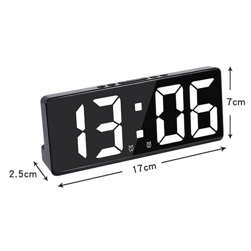 Controle de voz Despertador Di - Led Desk Clock avaliação e preço