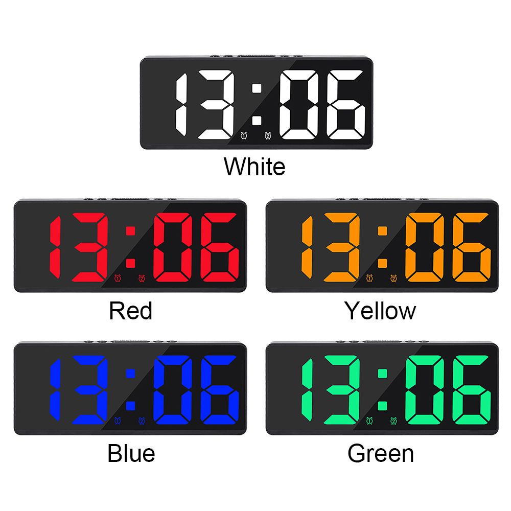 Controle de voz Despertador Di - Led Desk Clock avaliação e preço