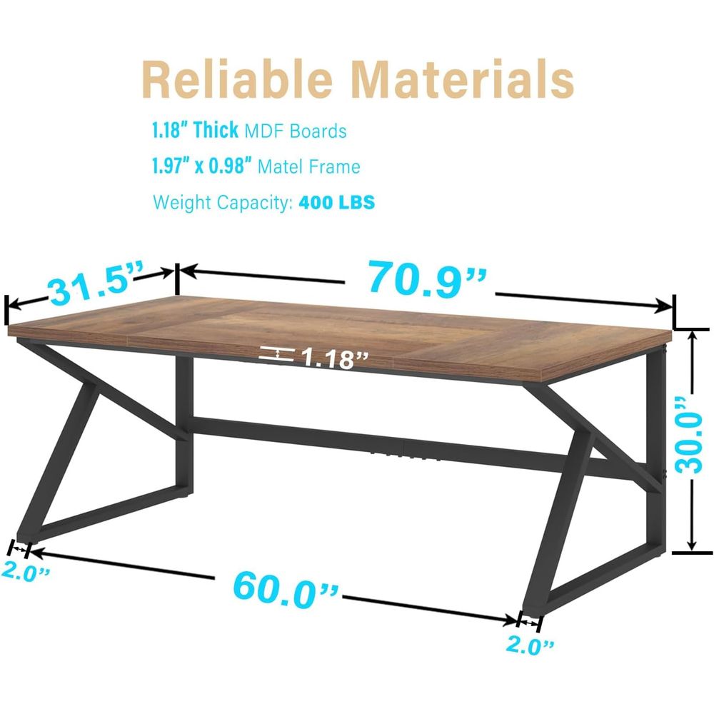 Mesa Dupla Extra Longa para Ho - Home Office With Two Desks avaliação e preço