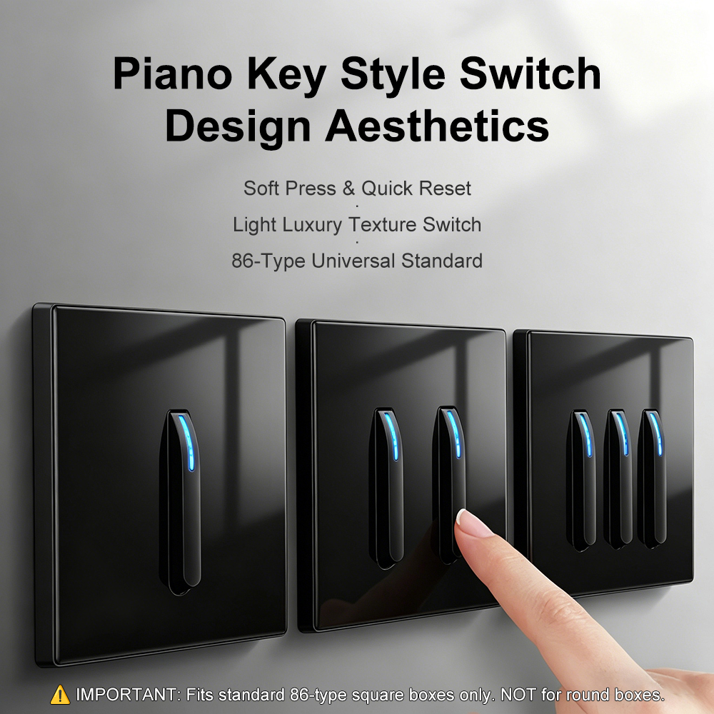 Interruptor Tomada Tecla Piano - Home Office Uk avaliação e preço