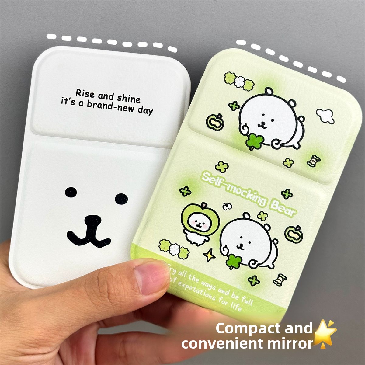 Espelho Dobrável Urso Nagano:  - Home Office Makeover avaliação e preço