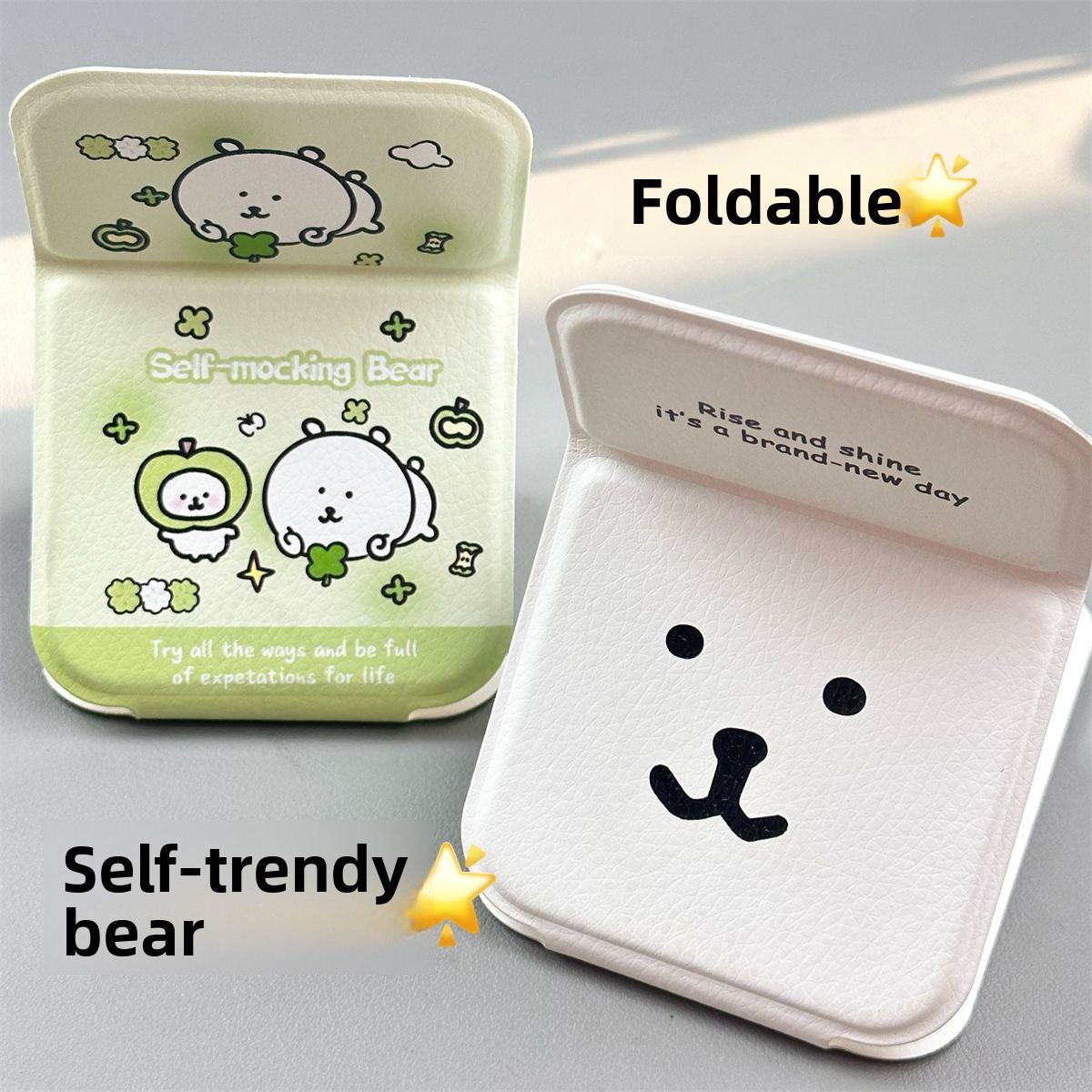Espelho Dobrável Urso Nagano:  - Home Office Makeover avaliação e preço