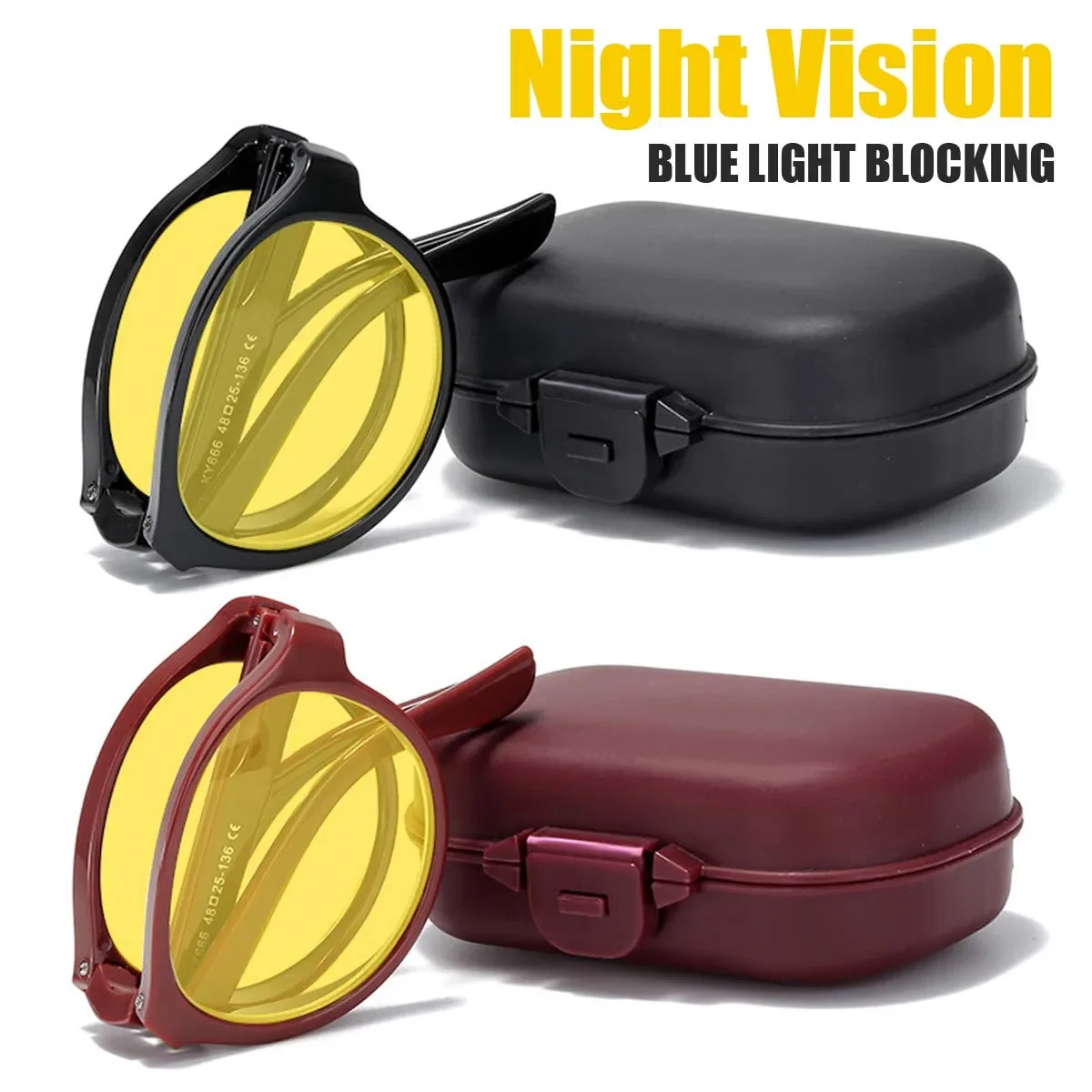 Óculos de visão noturna dobráv - Blue Light Glasses avaliação e preço