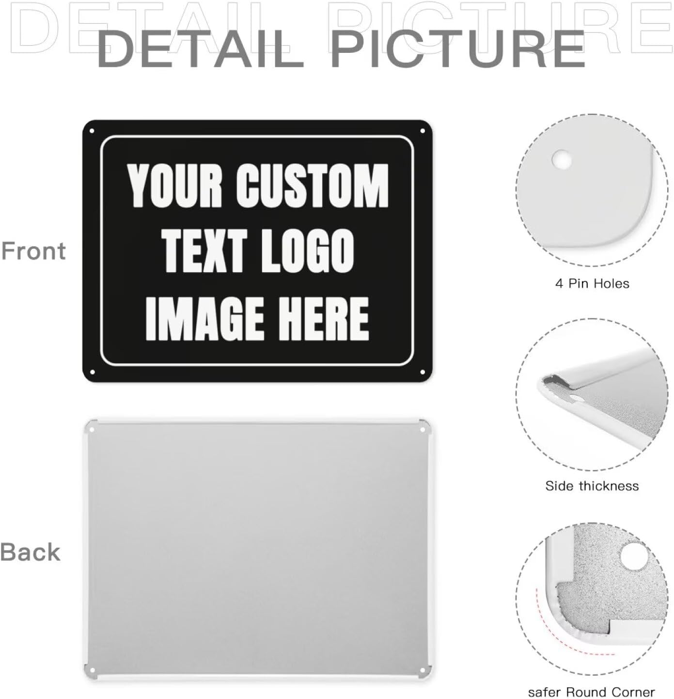Sinal personalizado de metal,  - Home Office Kitchen avaliação e preço