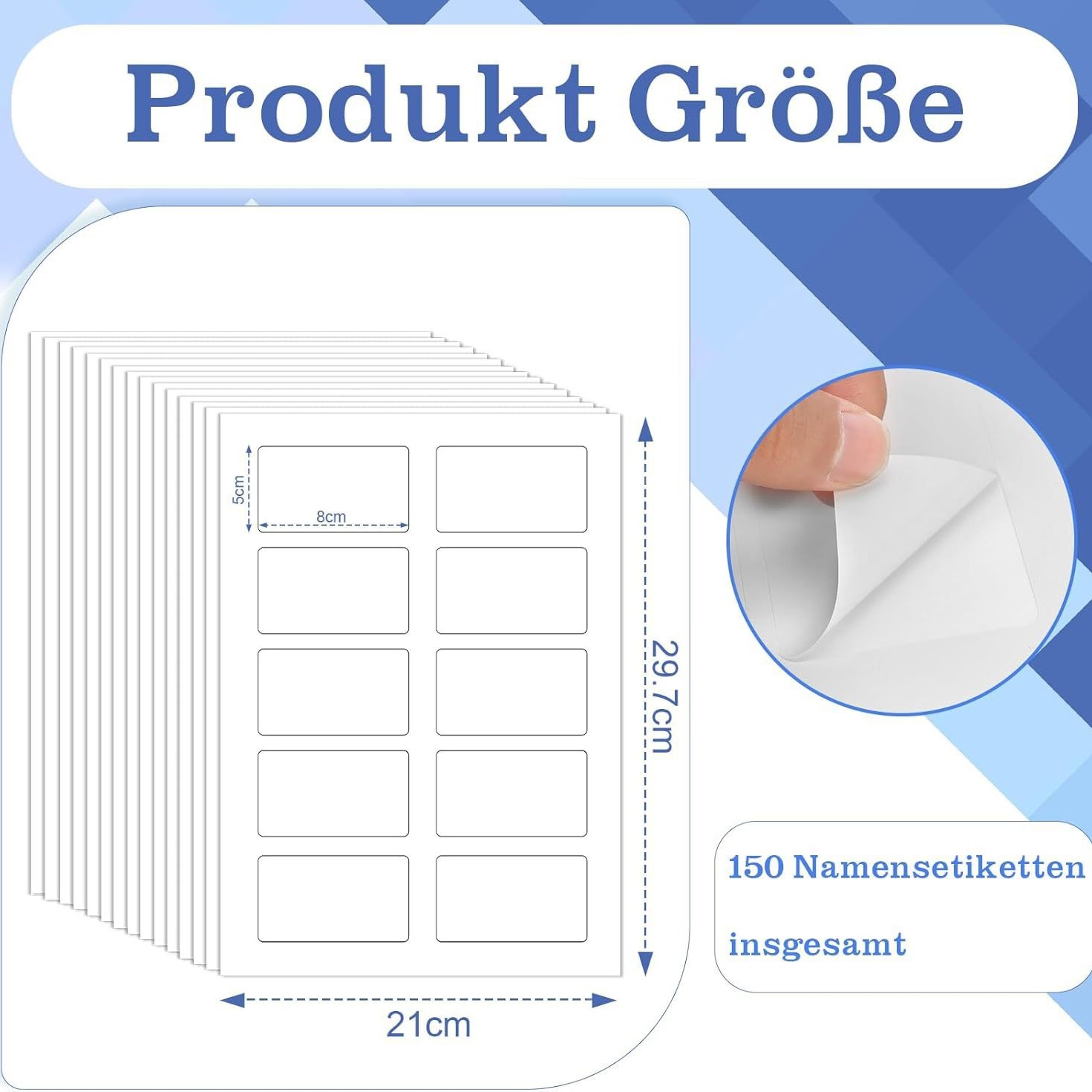 20/80 folhas de papel adesivo  - Home Office Organization avaliação e preço