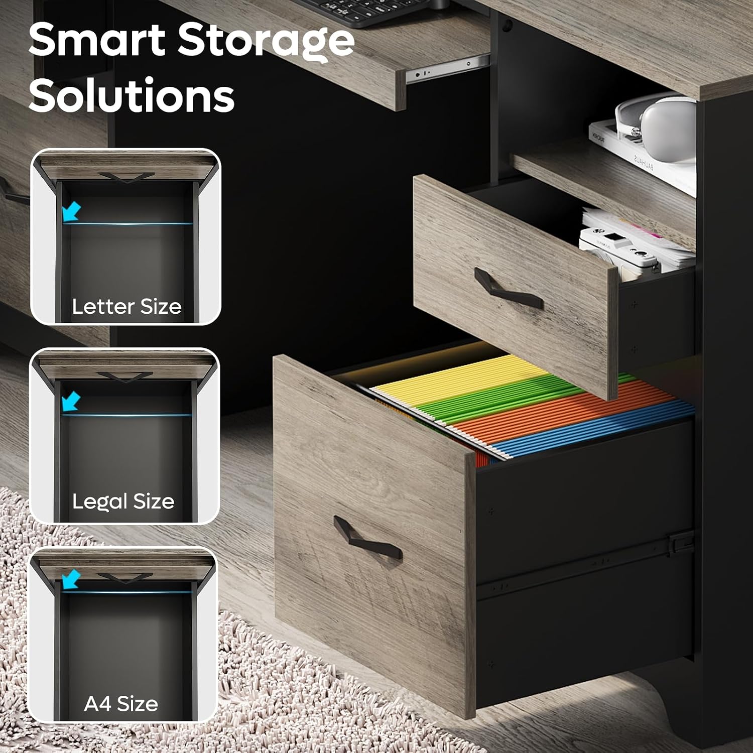 Mesa de Computador Executiva c - Home Office With Two Desks avaliação e preço