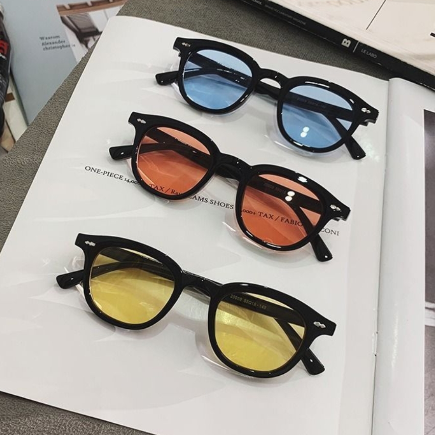 Novos Óculos de Sol Redondos P - Blue Light Glasses avaliação e preço