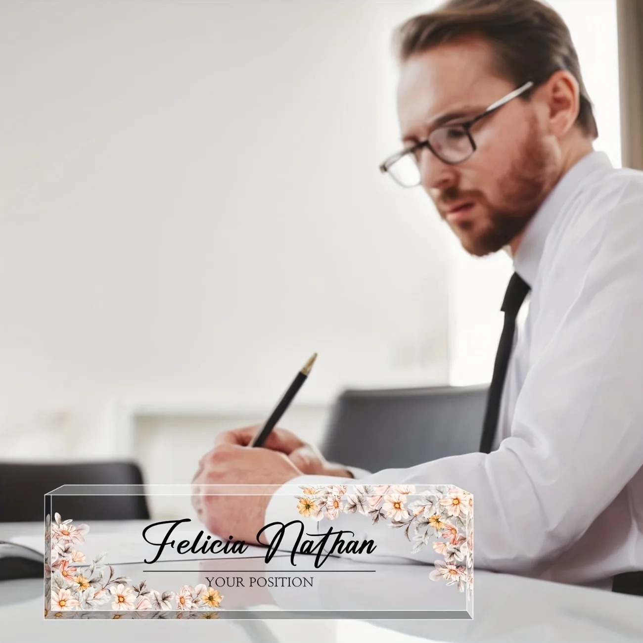 [2D Plano] Placa de Nome Perso - Office Table Home avaliação e preço