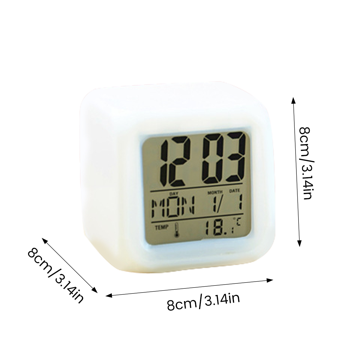 Despertador digital led mini r - Led Desk Clock avaliação e preço