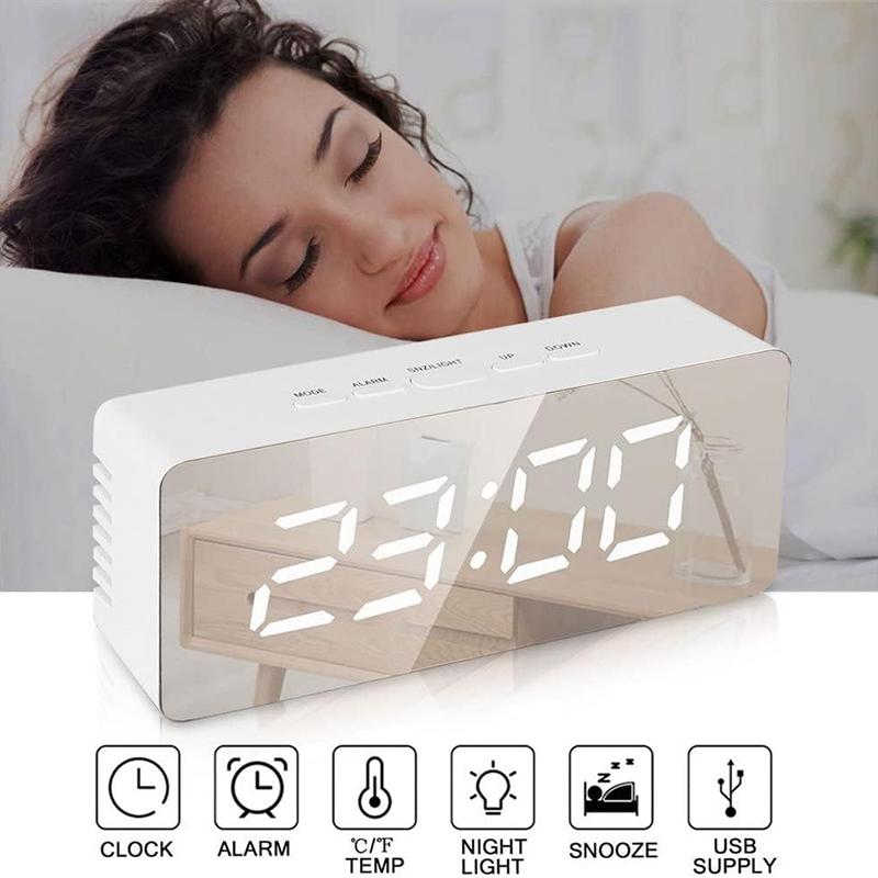 Despertador Digital LED Eletrô - Led Desk Clock avaliação e preço