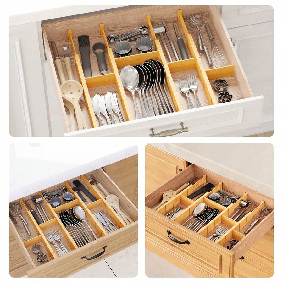 Separadores de Gavetas de Bamb - Home Office Kitchen avaliação e preço