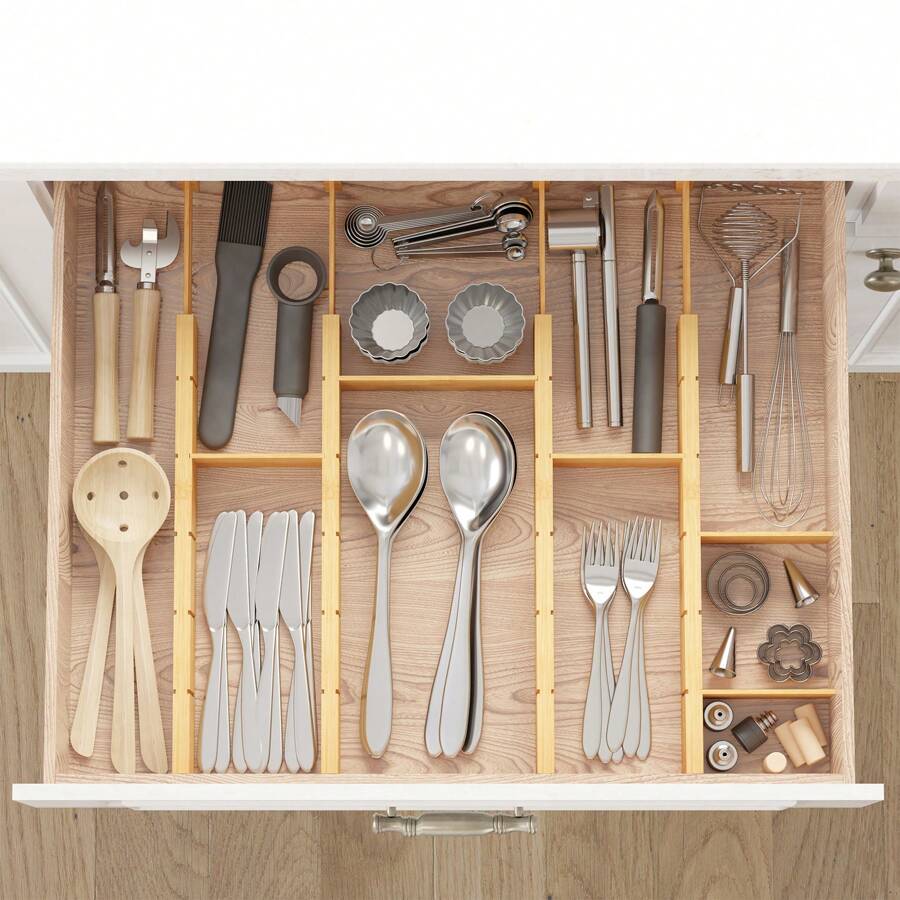 Separadores de Gavetas de Bamb - Home Office Kitchen avaliação e preço