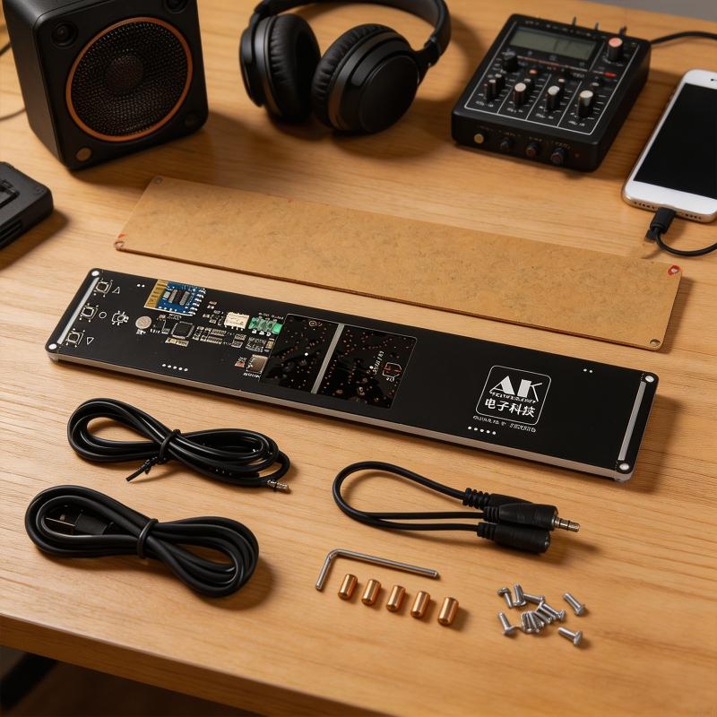 Placa espectro música 462E DIY - Led Desk Clock avaliação e preço