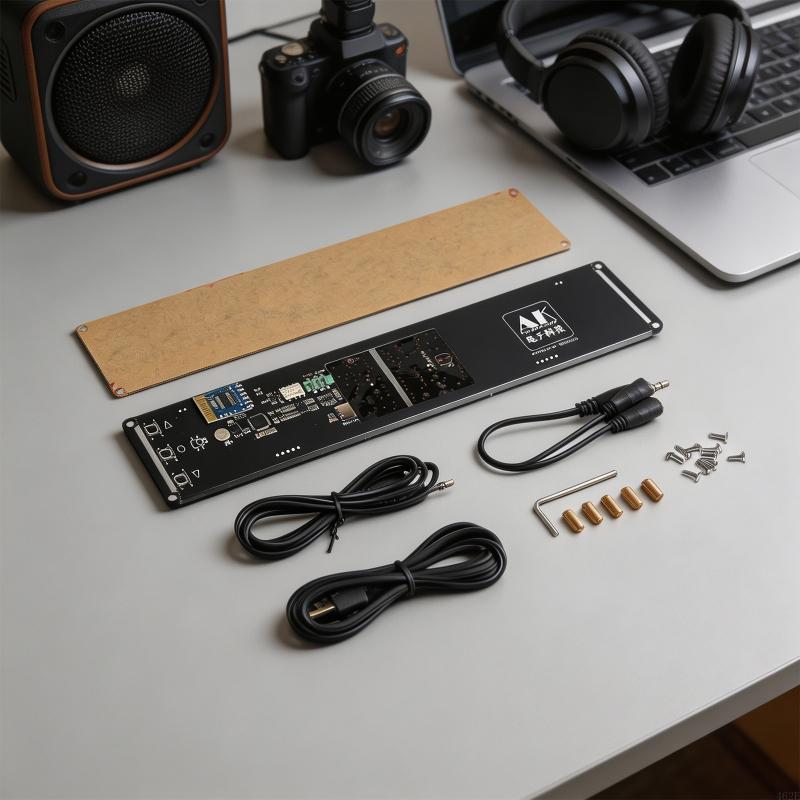 Placa espectro música 462E DIY - Led Desk Clock avaliação e preço