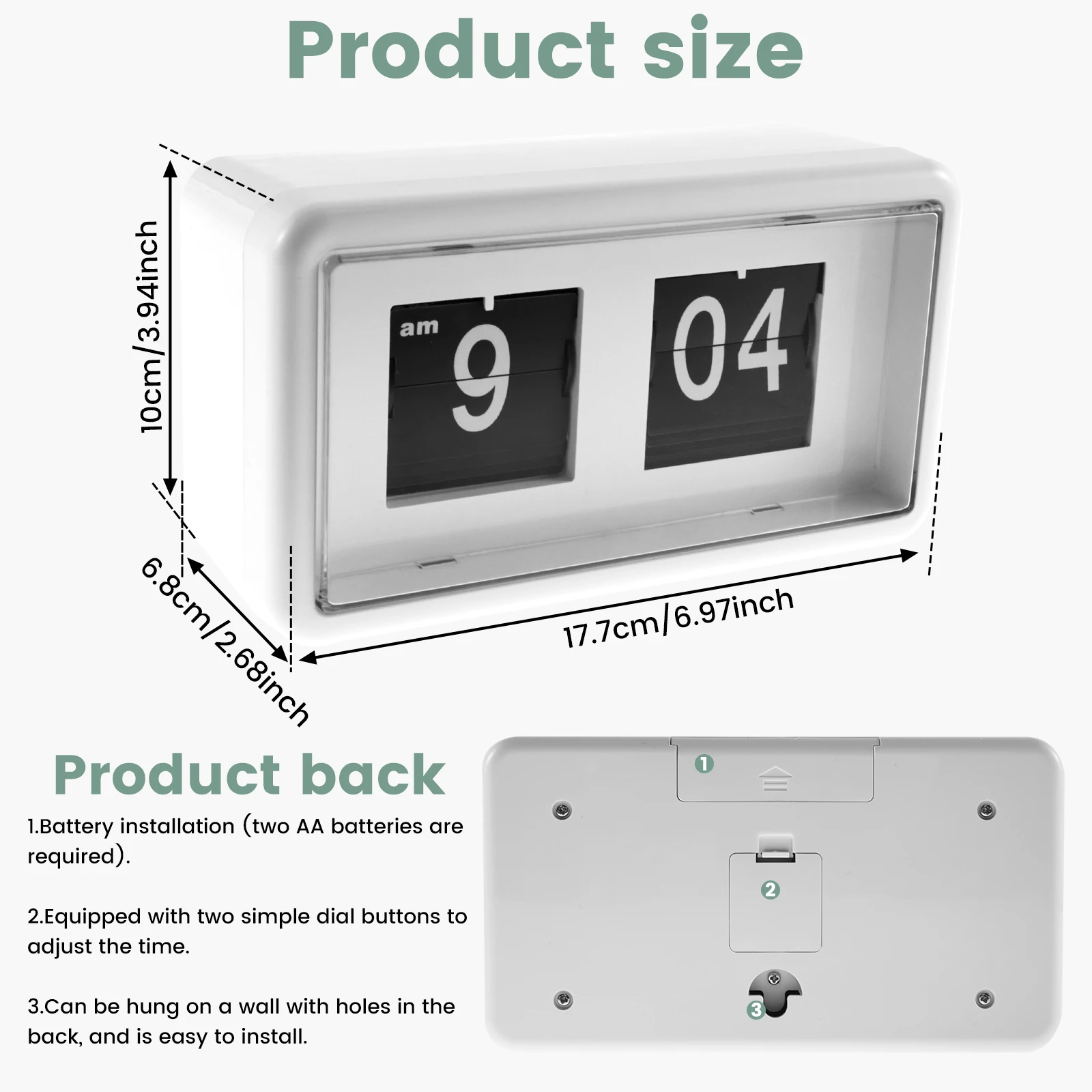 Relógio despertador com flip a - Led Desk Clock avaliação e preço
