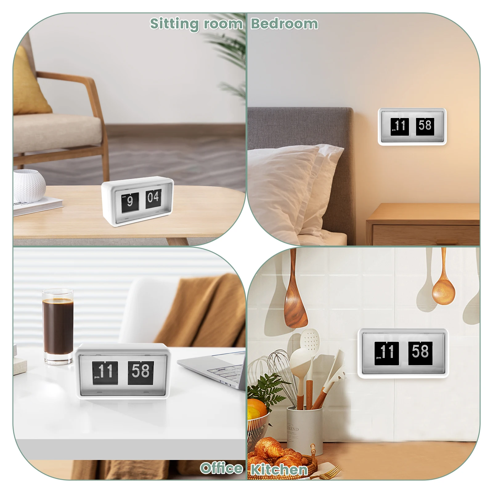 Relógio despertador com flip a - Led Desk Clock avaliação e preço