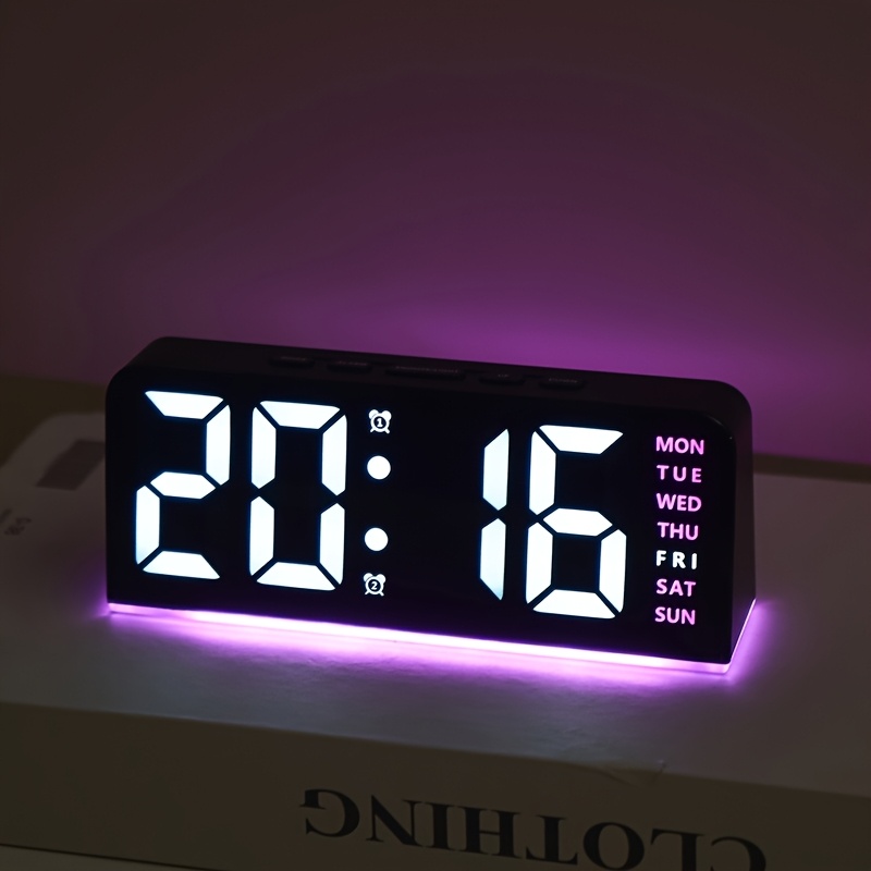 Digital led despertador deskto - Led Desk Clock avaliação e preço
