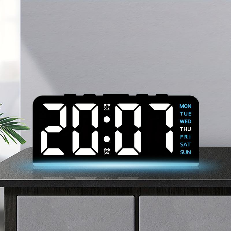 Digital led despertador deskto - Led Desk Clock avaliação e preço