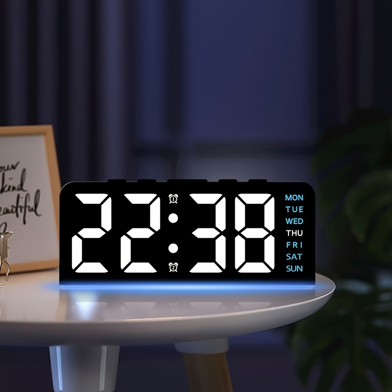 Digital led despertador deskto - Led Desk Clock avaliação e preço