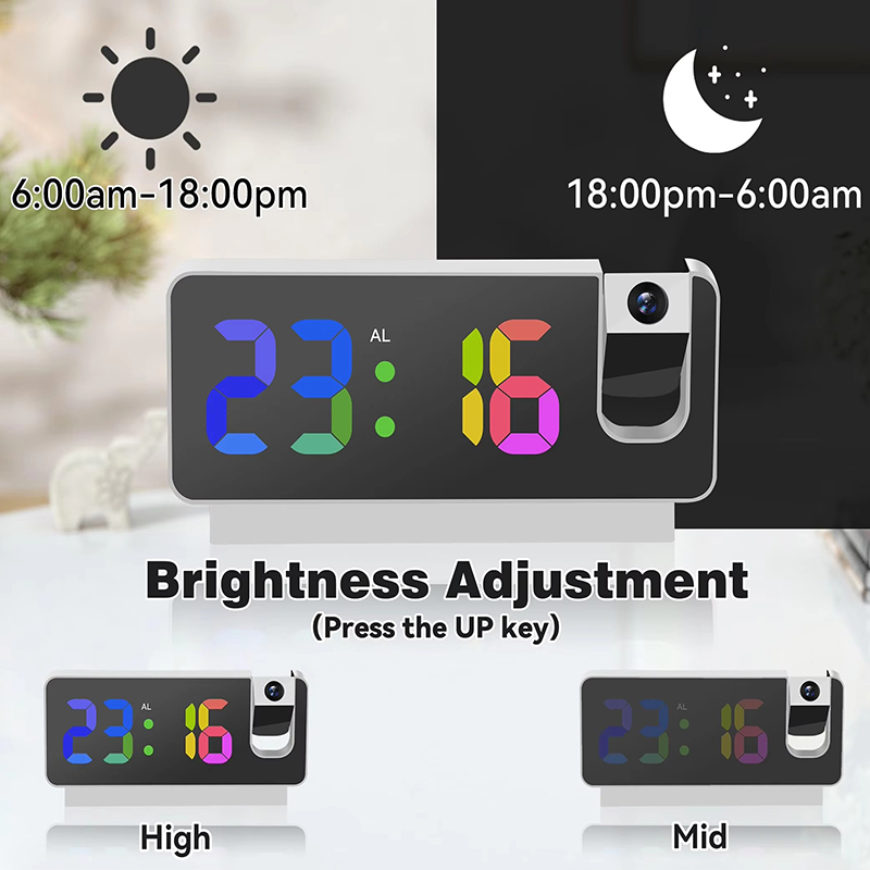 Despertador de projeção relógi - Led Desk Clock avaliação e preço