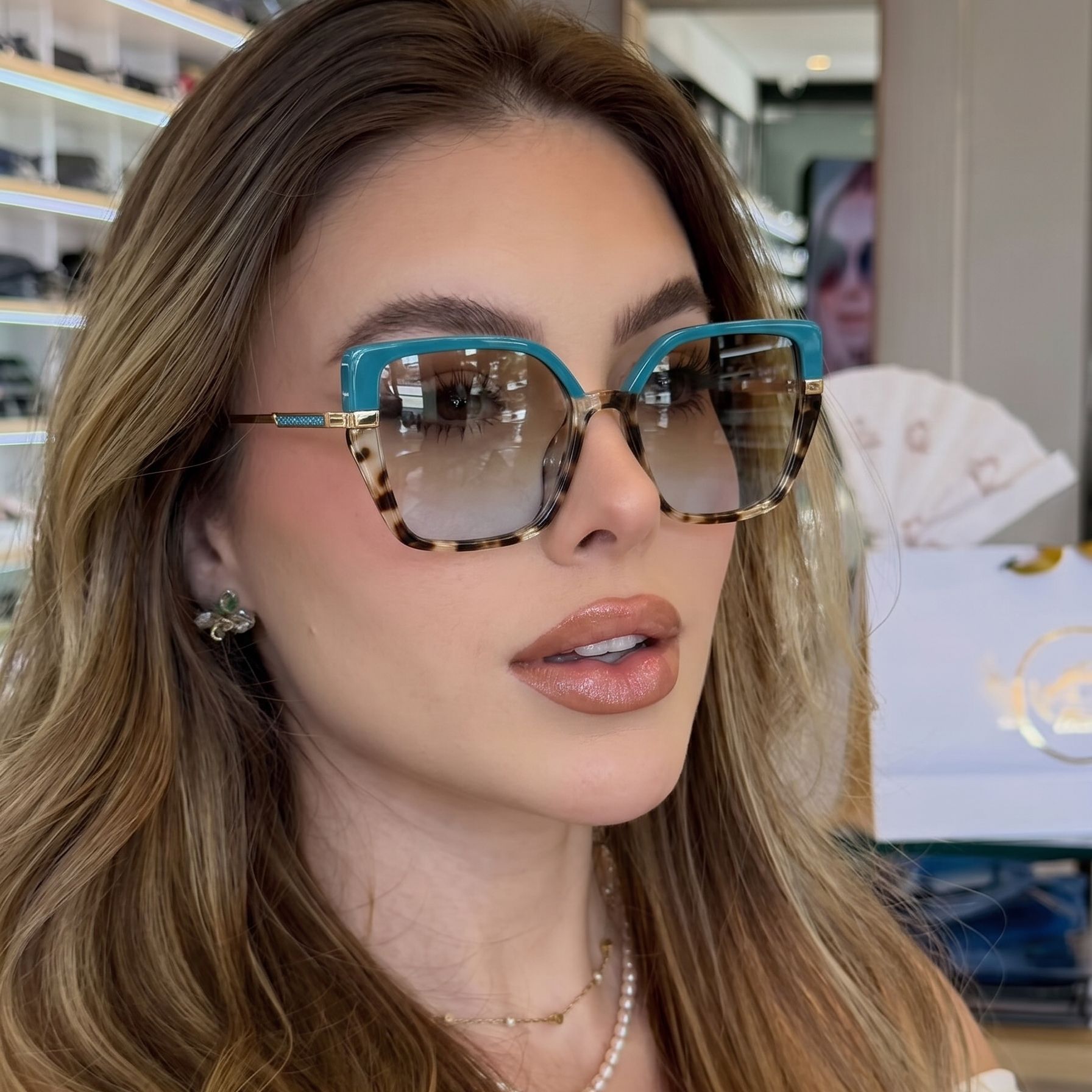 Óculos de sol com lentes plana - Blue Light Glasses avaliação e preço