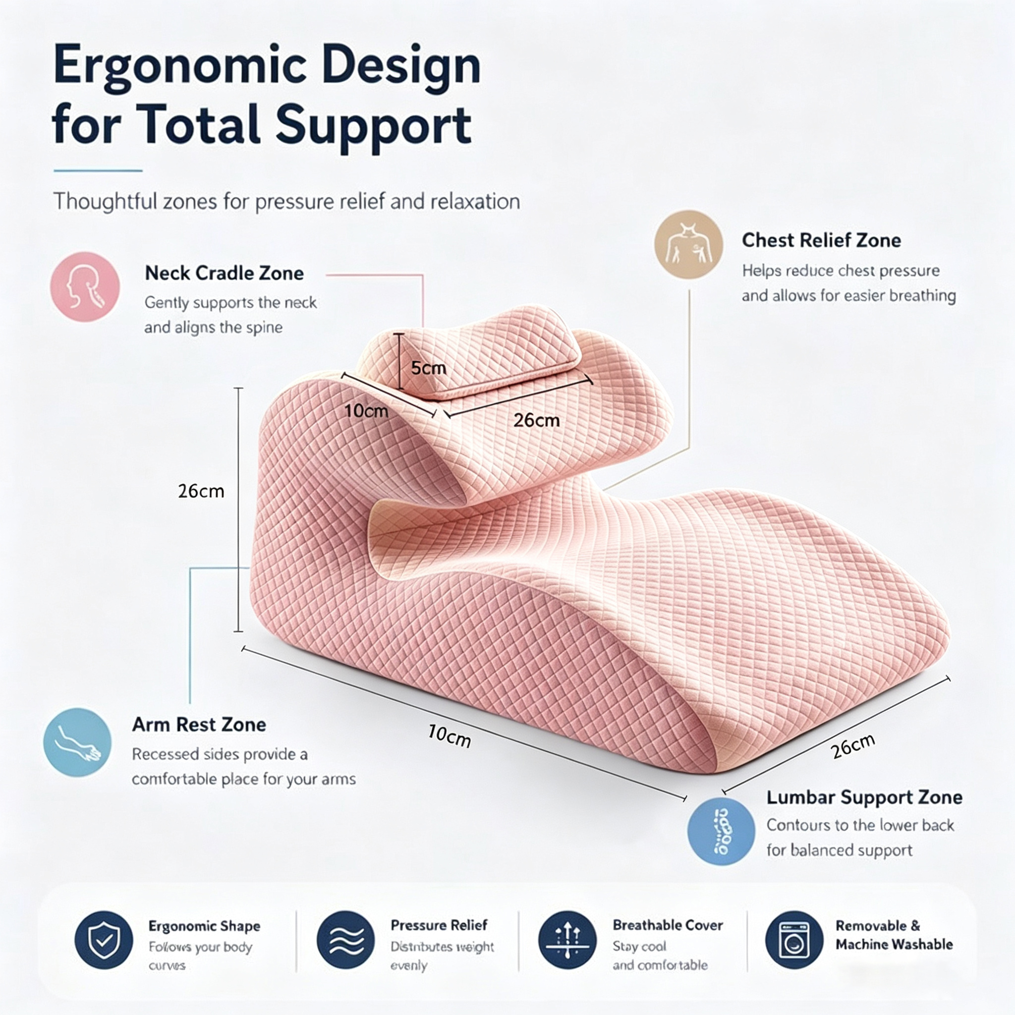 Almofada Ortopédica de Espuma  - Mesh Back Cushion avaliação e preço