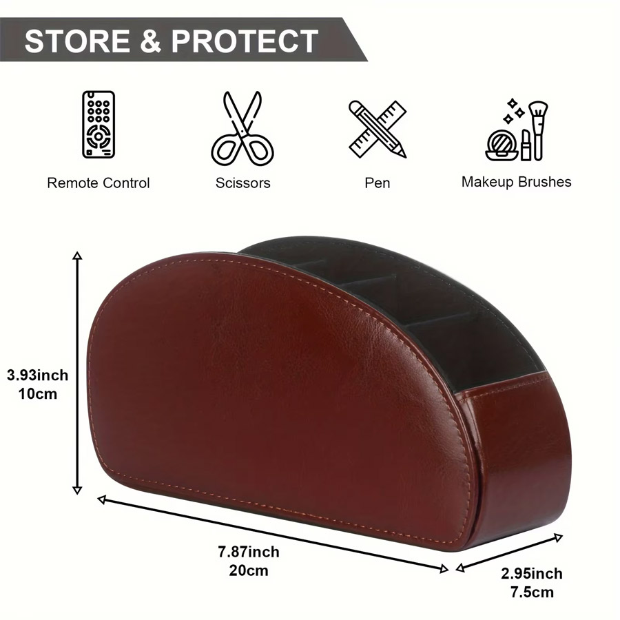 Organizador de Mesa em Couro P - Home Office Organization avaliação e preço