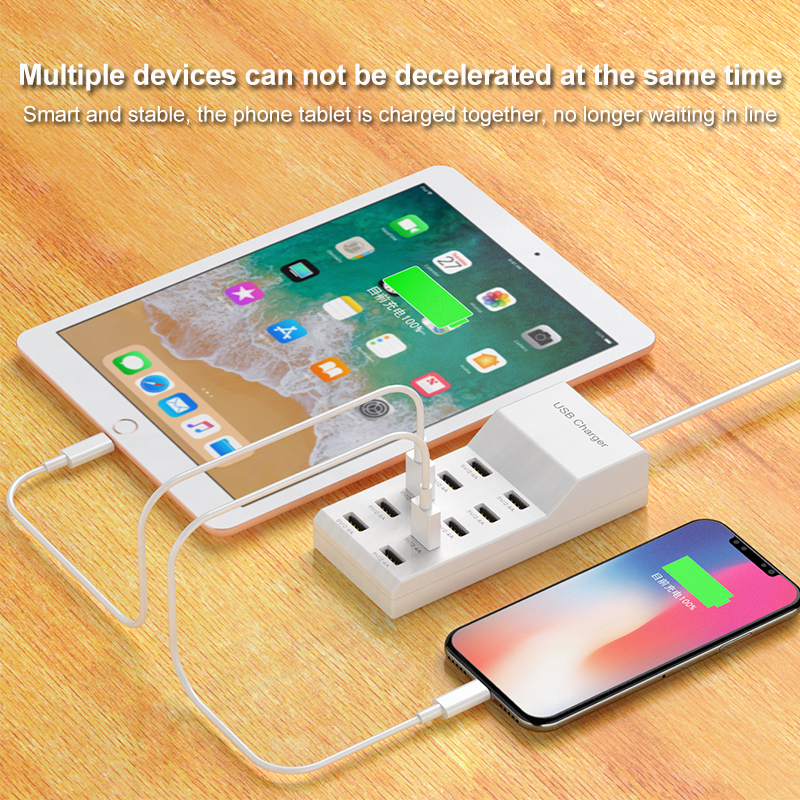 10 portas usb hub carregador r - Home Office Uk avaliação e preço